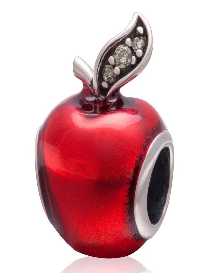 ARTCHARM SNOW WHITE'S APPLE Charm - Authentic 925 Sterling Silver - Fit European Bracelet - Image 1
